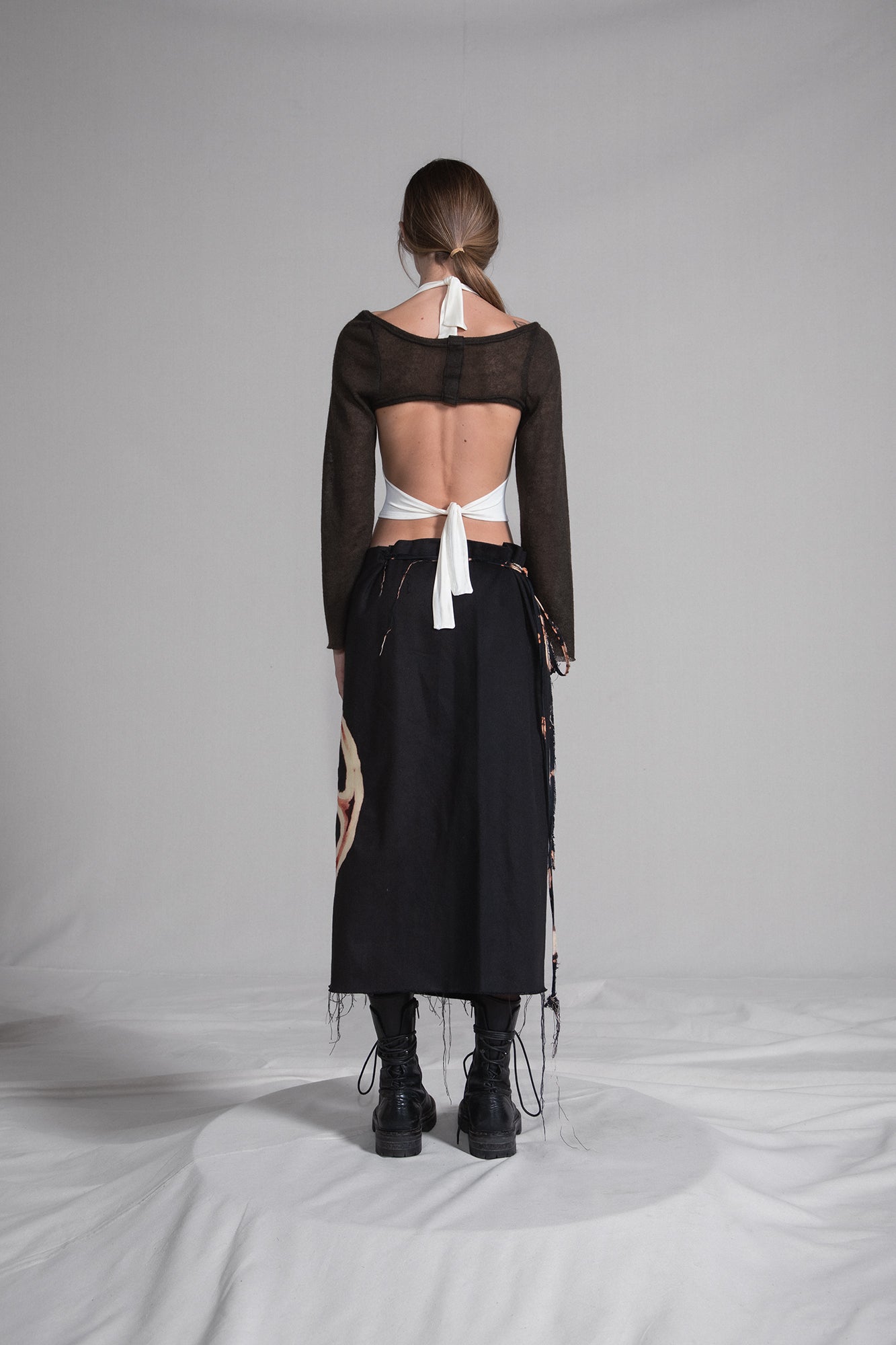 FEAR SAFE LOGO WRAP SKIRT