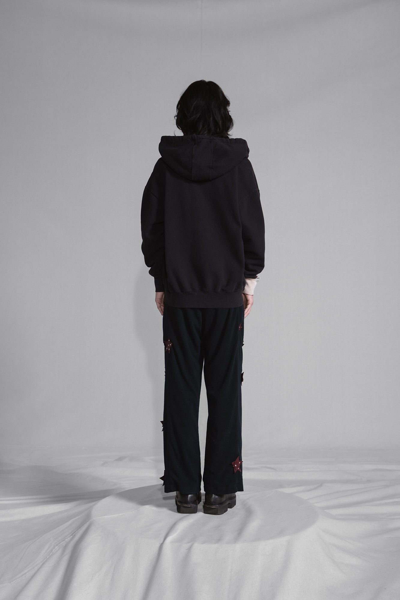 RIVETED STAR PATCH PANTS